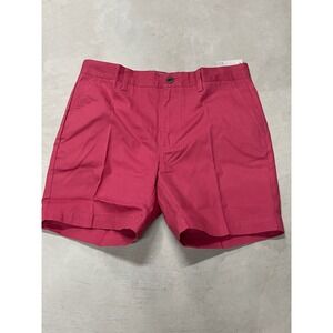 Amazon Essentials Women Washed Red Chino Shorts Size 34‎
